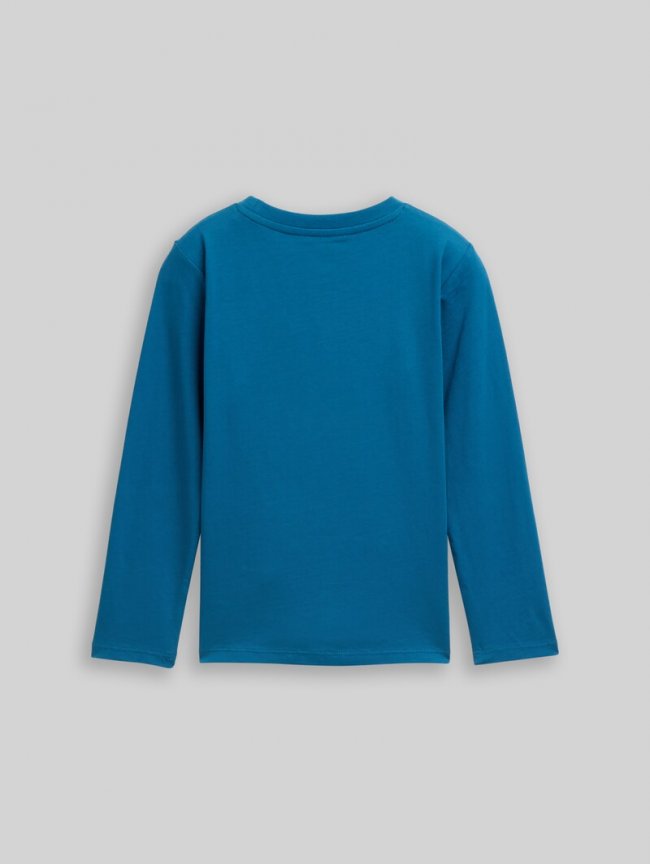 Tom Tailor Langarmshirt mit Wendepailletten - Dark Tile Green Tom Tailor Langarmshirt mit Wendepailletten - Dark Tile Green