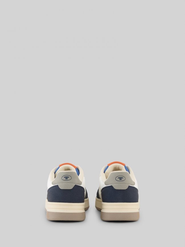 Tom Tailor Sneaker mit Colour-Blocking - White-navy Tom Tailor Sneaker mit Colour-Blocking - White-navy