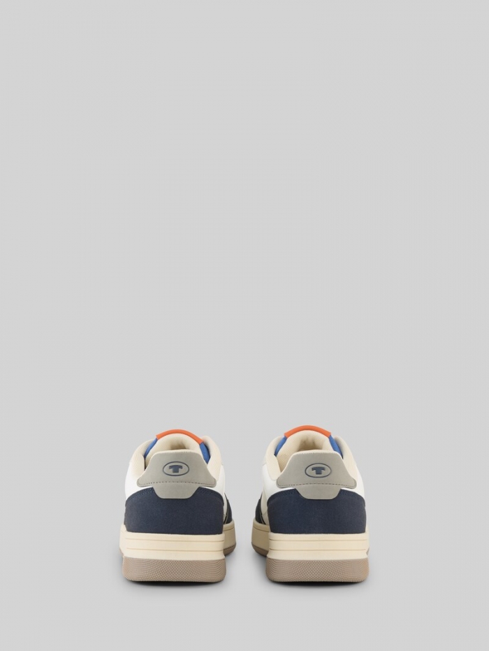 Tom Tailor Sneaker mit Colour-Blocking - White-navy Tom Tailor Sneaker mit Colour-Blocking - White-navy