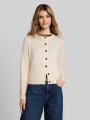 Tom Tailor Cardigan mit Kaschmir-Anteil - Whisper Offwhite Melange