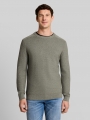 Tom Tailor Strickpullover aus Baumwolle - Mouline Mint Green Tom Tailor Strickpullover aus Baumwolle - Mouline Mint Green