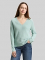 Tom Tailor Strickpullover mit V-Ausschnitt - Blue Haze Tom Tailor Strickpullover mit V-Ausschnitt - Blue Haze