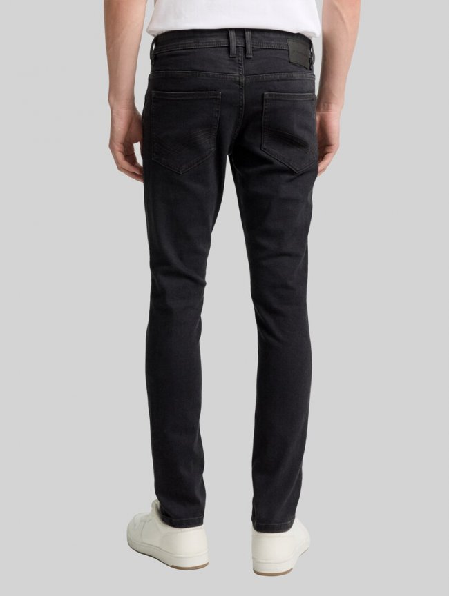 Tom Tailor TTTROY SLIM Jeans mit Stretch - Clean Rinsed Black Denim Tom Tailor TTTROY SLIM Jeans mit Stretch - Clean Rinsed Black Denim