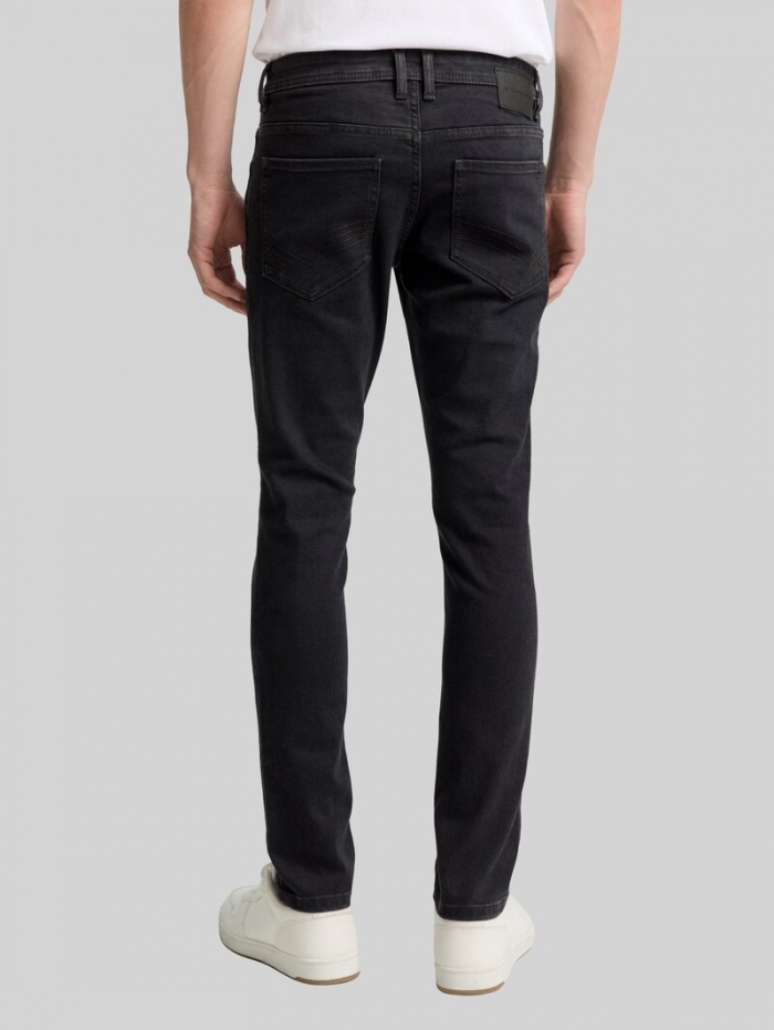 Tom Tailor TTTROY SLIM Jeans mit Stretch - Clean Rinsed Black Denim Tom Tailor TTTROY SLIM Jeans mit Stretch - Clean Rinsed Black Denim