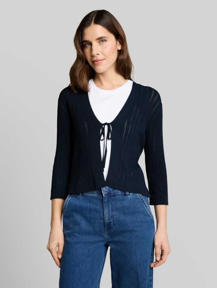 Tom Tailor Cardigan mit Schleifendetail - Sky Captain Blue Tom Tailor Cardigan mit Schleifendetail - Sky Captain Blue
