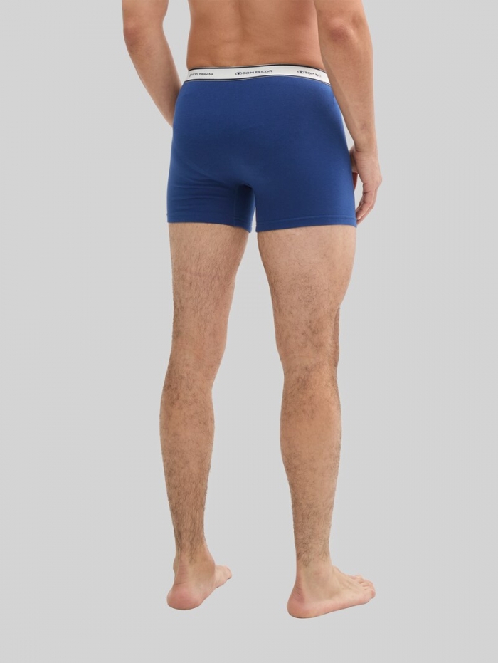 Tom Tailor Mittellange Boxershorts im 4er-Pack - Blue-medium-solid Tom Tailor Mittellange Boxershorts im 4er-Pack - Blue-medium-solid