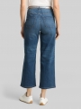 Tom Tailor TTNELMA CULOTTE Stretch Jeans mit Gürtel - Clean Mid Stone Blue Denim Tom Tailor TTNELMA CULOTTE Stretch Jeans mit Gürtel - Clean Mid Stone Blue Denim