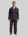 Tom Tailor Pyjama-Set mit Karomuster - Braun-dunkel-karo Tom Tailor Pyjama-Set mit Karomuster - Braun-dunkel-karo