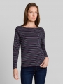 Tom Tailor Langarmshirt mit Herz-Stickerei - Blue Pink Beige Stripe Tom Tailor Langarmshirt mit Herz-Stickerei - Blue Pink Beige Stripe