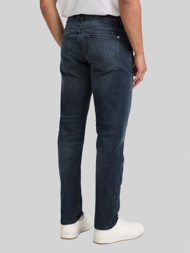 Tom Tailor TTCURT TAPERED Jeans mit Stretch - Blue Black Denim Tom Tailor TTCURT TAPERED Jeans mit Stretch - Blue Black Denim