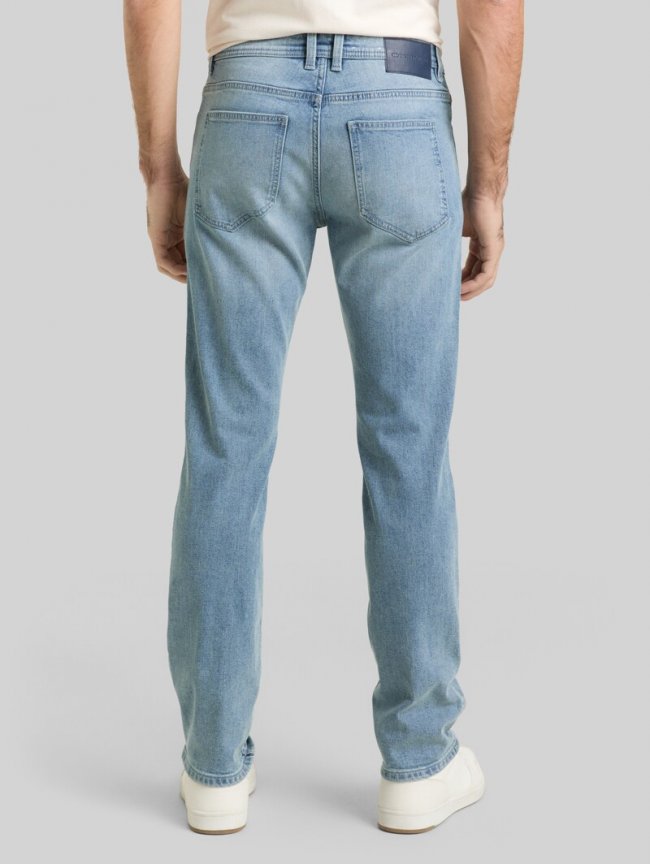 Tom Tailor TTJOSH REGULAR SLIM Jeans - Used Light Stone Blue Denim Tom Tailor TTJOSH REGULAR SLIM Jeans - Used Light Stone Blue Denim