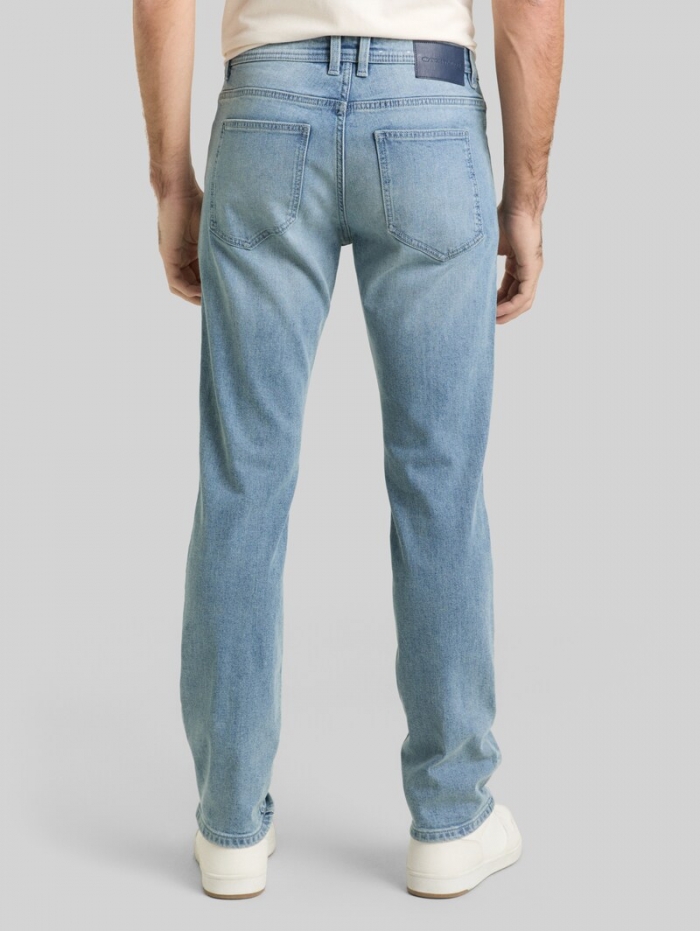 Tom Tailor TTJOSH REGULAR SLIM Jeans - Used Light Stone Blue Denim Tom Tailor TTJOSH REGULAR SLIM Jeans - Used Light Stone Blue Denim