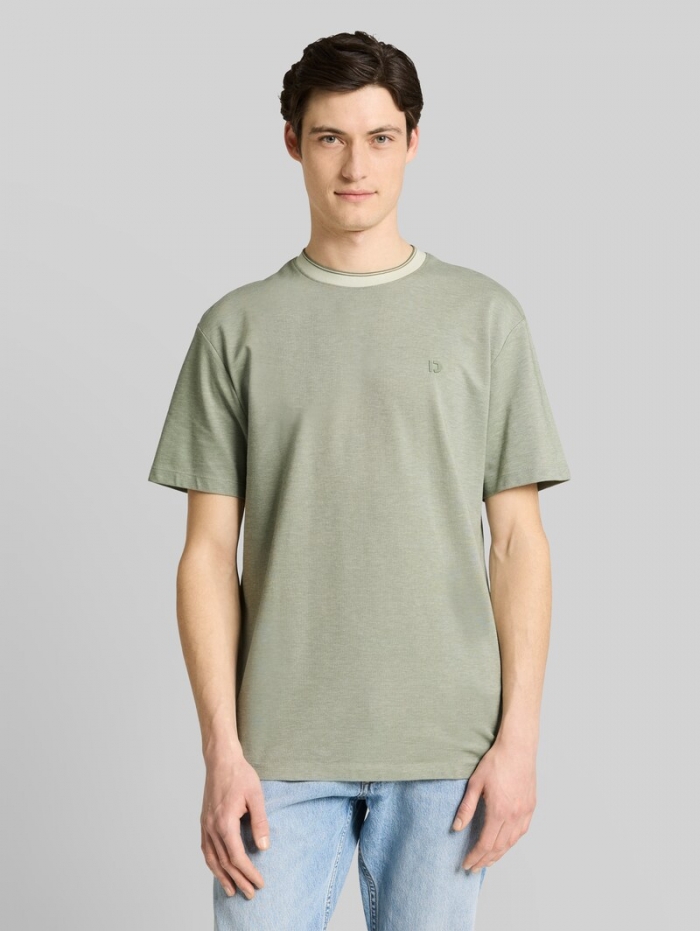 Tom Tailor Relaxed Fit Piqué T-Shirt - Mint Sea Spray Two Tone Pique Tom Tailor Relaxed Fit Piqué T-Shirt - Mint Sea Spray Two Tone Pique