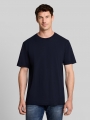 Tom Tailor Piqué T-Shirt mit Stretch - Sky Captain Blue Tom Tailor Piqué T-Shirt mit Stretch - Sky Captain Blue