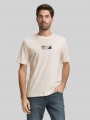Tom Tailor T-Shirt mit Print - Gardenia White Tom Tailor T-Shirt mit Print - Gardenia White