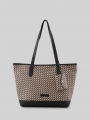 Tom Tailor TTXENIA L Shopper mit Allover-Print - Schwarz / Black Tom Tailor TTXENIA L Shopper mit Allover-Print - Schwarz / Black