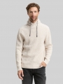 Tom Tailor Snood Strickpullover in Melange-Optik - Offwhite Melange Neps Tom Tailor Snood Strickpullover in Melange-Optik - Offwhite Melange Neps