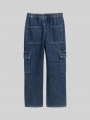 Tom Tailor Baggy Cargo Jeans - Blue Denim Tom Tailor Baggy Cargo Jeans - Blue Denim