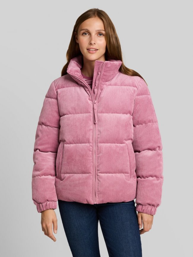Tom Tailor Cord Jacke aus wasserabweisendem Material - Dusty Berry Tom Tailor Cord Jacke aus wasserabweisendem Material - Dusty Berry