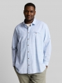 Tom Tailor Plus Size - Regular Fit Hemd mit Turn-Up-Funktion - Blue Petrol Structure Tom Tailor Plus Size - Regular Fit Hemd mit Turn-Up-Funktion - Blue Petrol Structure