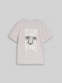 Tom Tailor Oversize T-Shirt mit Print - Dusty Greyish Lilac Tom Tailor Oversize T-Shirt mit Print - Dusty Greyish Lilac