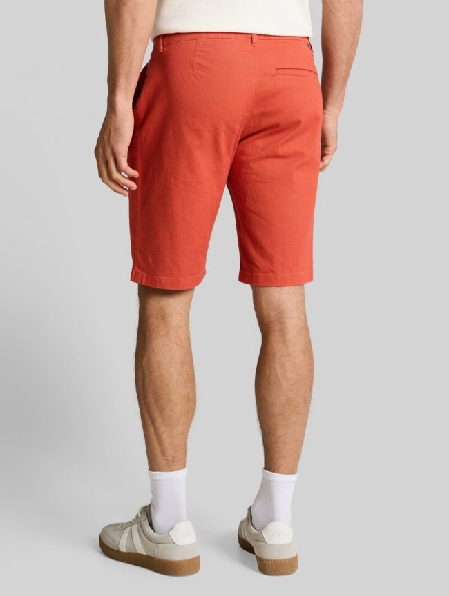 Tom Tailor TTSLIM Chino Shorts - Chili Orange Tom Tailor TTSLIM Chino Shorts - Chili Orange