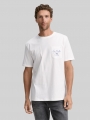 Tom Tailor T-Shirt mit Brusttasche - Off White