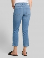 Tom Tailor TTLENE SLIM CROPPED Stretch Jeans mit Bindegürtel - Clean Light Stone Blue Denim Tom Tailor TTLENE SLIM CROPPED Stretch Jeans mit Bindegürtel - Clean Light Stone Blue Denim