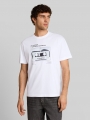 Tom Tailor Relaxed Fit T-Shirt mit Print - White Tom Tailor Relaxed Fit T-Shirt mit Print - White