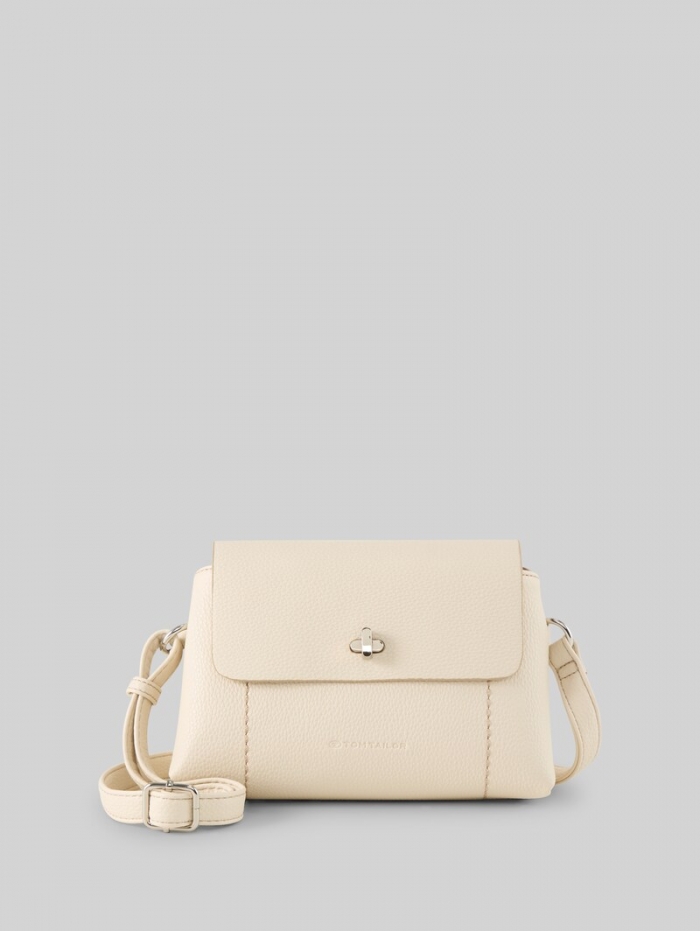 Tom Tailor TTELIF XS Umhängetasche mit Umschlag - Off White / Off White