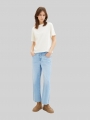 Tom Tailor Boxy Fit T-Shirt aus Baumwolle - Gardenia White Tom Tailor Boxy Fit T-Shirt aus Baumwolle - Gardenia White