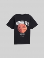Tom Tailor T-Shirt mit Print - Heavy Black Tom Tailor T-Shirt mit Print - Heavy Black