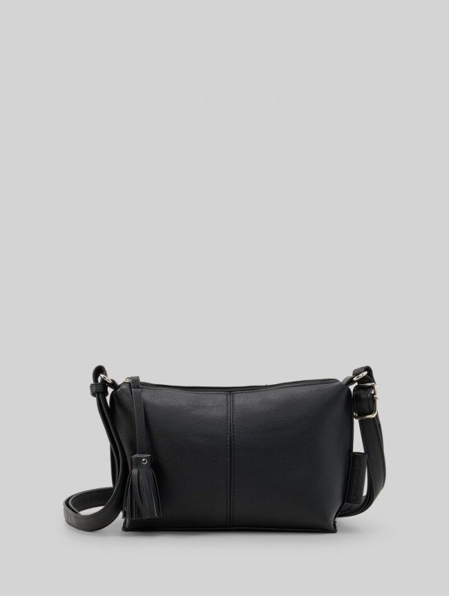 Tom Tailor TTAVRIL S Umhängetasche mit Ziernaht - Schwarz / Black Tom Tailor TTAVRIL S Umhängetasche mit Ziernaht - Schwarz / Black