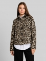 Tom Tailor Wolljacke mit Leo-Muster - Beige Leo Print Tom Tailor Wolljacke mit Leo-Muster - Beige Leo Print
