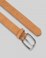Tom Tailor TTJESSICA Velourledergürtel mit abgerundeter Dornschließe - Light Cognac Tom Tailor TTJESSICA Velourledergürtel mit abgerundeter Dornschließe - Light Cognac