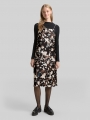 Tom Tailor Satin Midi-Kleid mit Muster - Abstract Print Tom Tailor Satin Midi-Kleid mit Muster - Abstract Print