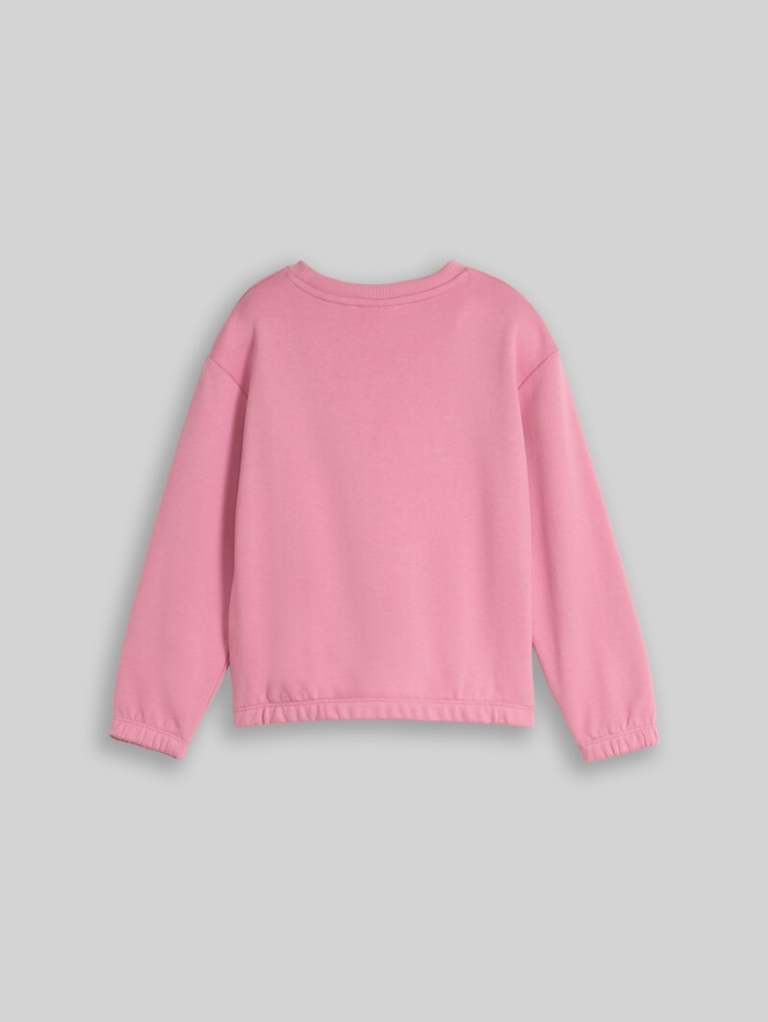 Tom Tailor Cropped Sweatshirt mit Wendepailletten - Smooth Rose Tom Tailor Cropped Sweatshirt mit Wendepailletten - Smooth Rose