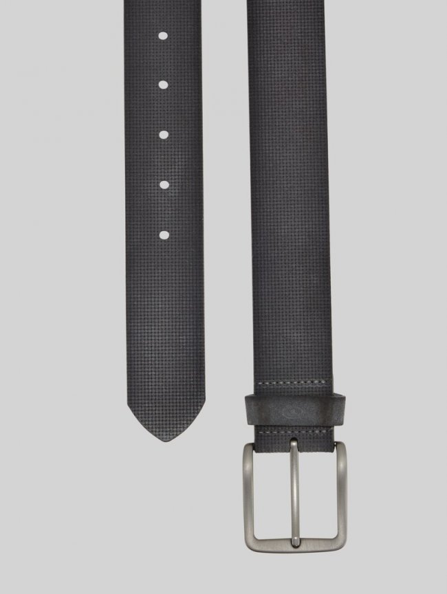Tom Tailor TTBART Ledergürtel mit eckiger Dornschließe - Grey Uni Tom Tailor TTBART Ledergürtel mit eckiger Dornschließe - Grey Uni