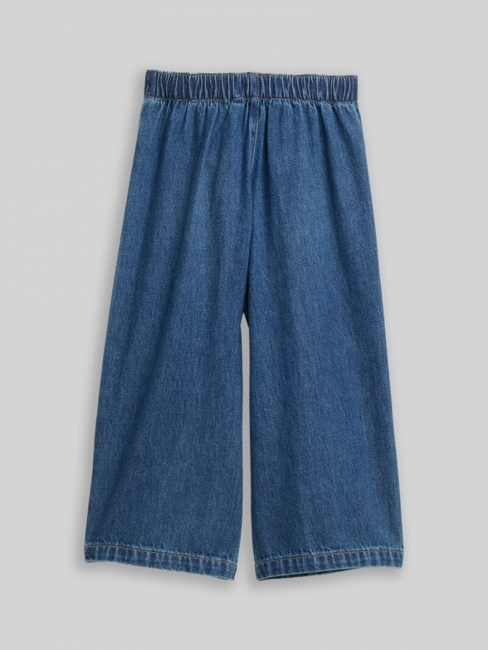Tom Tailor Wide Leg Jeans - Used Mid Stone Blue Denim Tom Tailor Wide Leg Jeans - Used Mid Stone Blue Denim