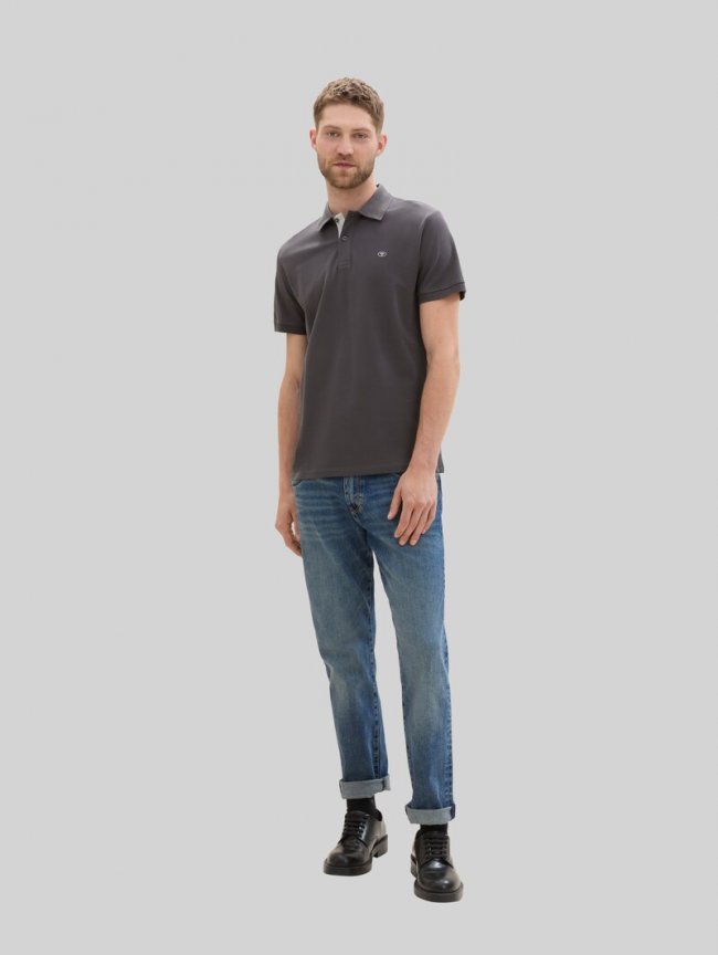 Tom Tailor Poloshirts im 2er-Pack - Tarmac Grey Tom Tailor Poloshirts im 2er-Pack - Tarmac Grey