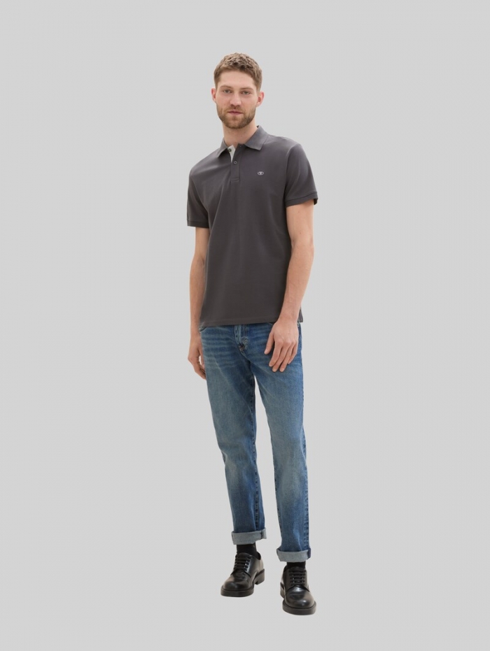 Tom Tailor Poloshirts im 2er-Pack - Tarmac Grey Tom Tailor Poloshirts im 2er-Pack - Tarmac Grey
