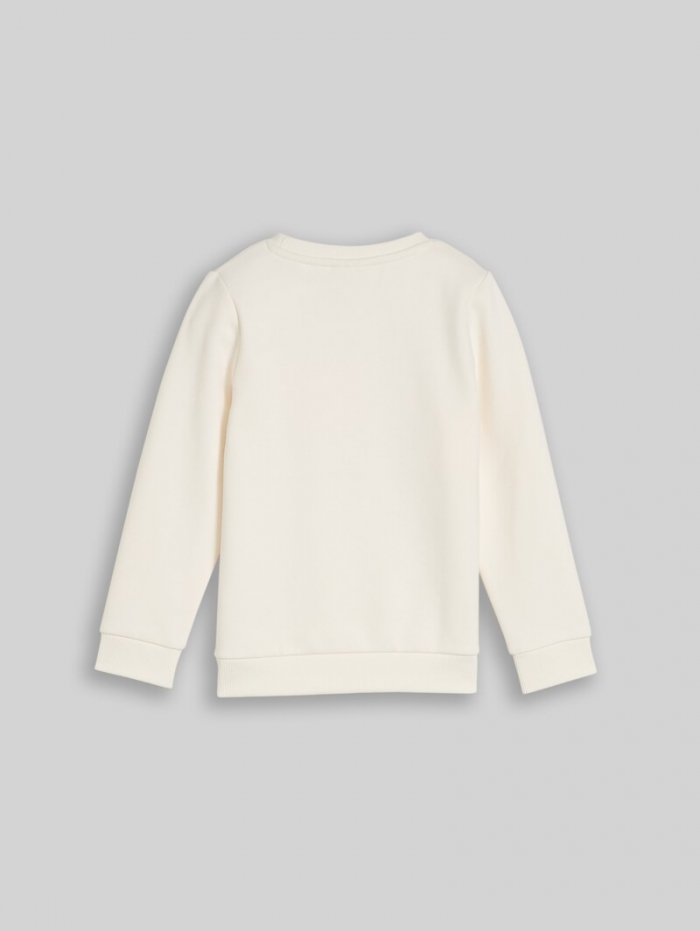 Tom Tailor Sweatshirt mit Snoopy-Print - Gardenia White Tom Tailor Sweatshirt mit Snoopy-Print - Gardenia White
