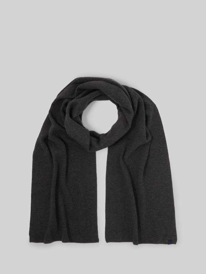 Tom Tailor Schal mit Kaschmir-Anteil - Black Grey Melange Tom Tailor Schal mit Kaschmir-Anteil - Black Grey Melange