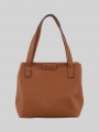 Tom Tailor TTMIRI L Shopper mit Logo-Badge - Cognac / Brandy Tom Tailor TTMIRI L Shopper mit Logo-Badge - Cognac / Brandy