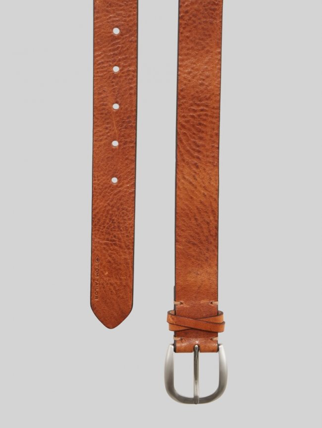 Tom Tailor TTNANCY Ledergürtel mit abgerundeter Dornschließe - Light Brown Uni Tom Tailor TTNANCY Ledergürtel mit abgerundeter Dornschließe - Light Brown Uni