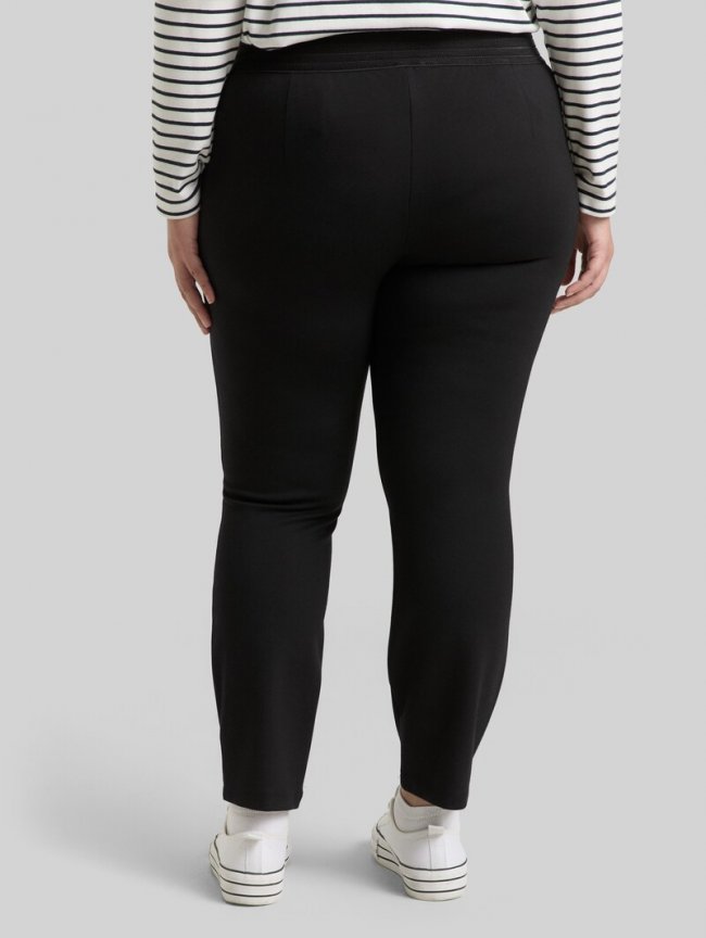 Tom Tailor Plus Size - Treggings Hose mit elastischem Bund - Deep Black Tom Tailor Plus Size - Treggings Hose mit elastischem Bund - Deep Black