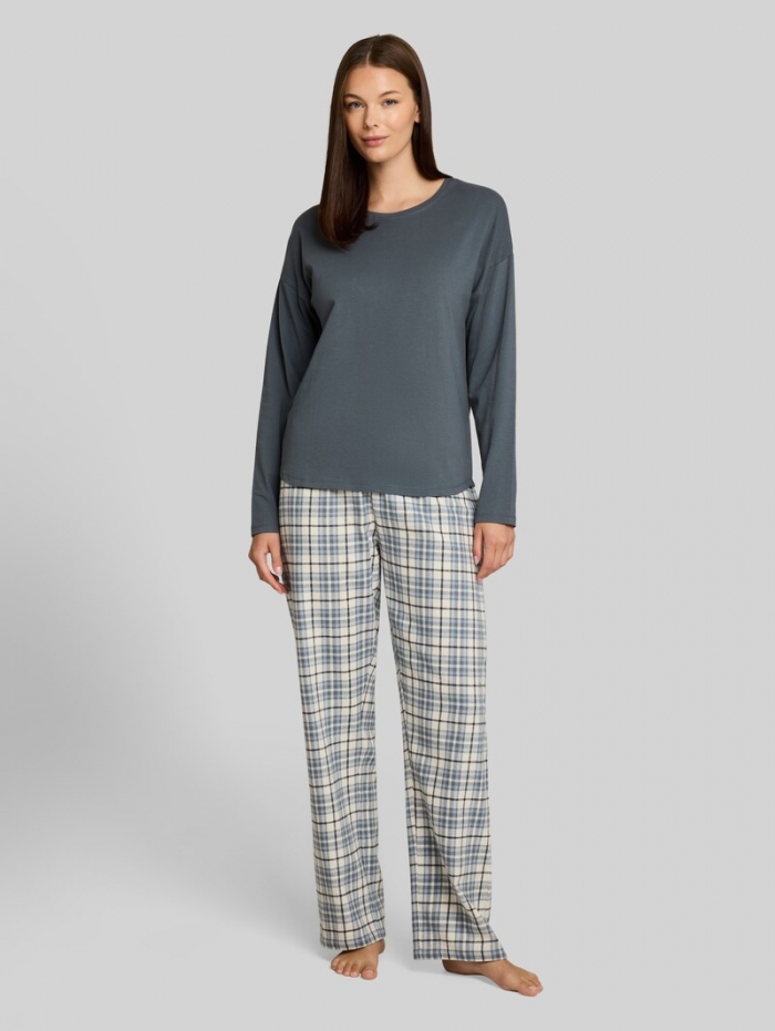 Tom Tailor Pyjama-Set mit Karomuster - Green-medium-check Tom Tailor Pyjama-Set mit Karomuster - Green-medium-check