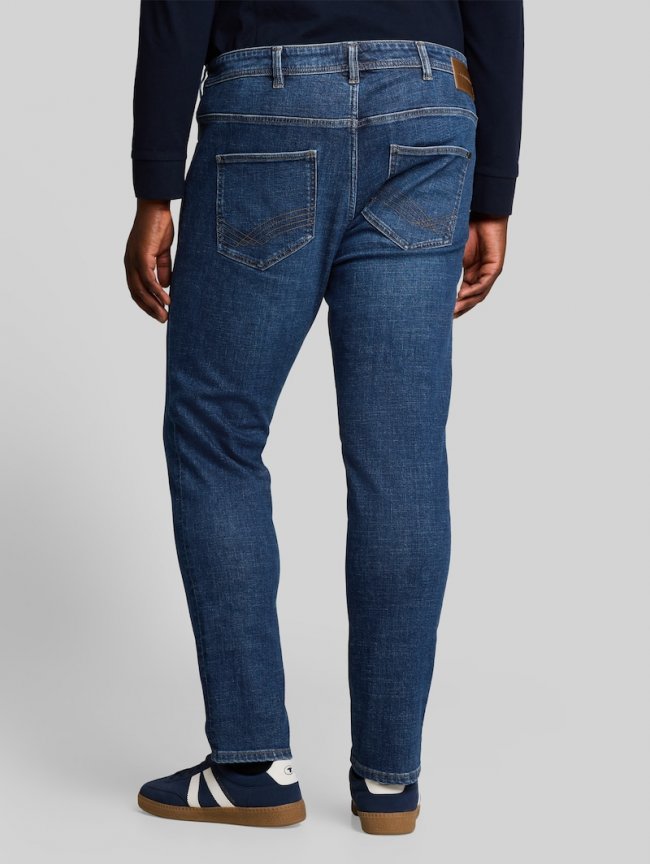Tom Tailor Plus Size - TTPLUS REGULAR Jeans - Dark Stone Bright Blue Denim Tom Tailor Plus Size - TTPLUS REGULAR Jeans - Dark Stone Bright Blue Denim