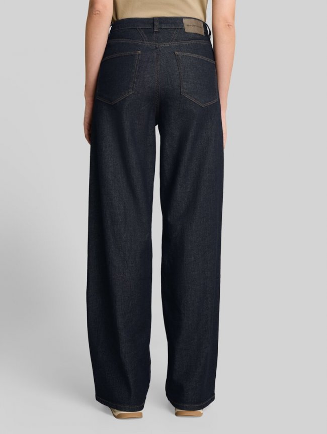 Tom Tailor TTMADINA WIDE Jeans - Rinsed Blue Denim Tom Tailor TTMADINA WIDE Jeans - Rinsed Blue Denim