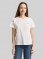 Tom Tailor T-Shirt mit Stickerei - Soft Clear White Tom Tailor T-Shirt mit Stickerei - Soft Clear White